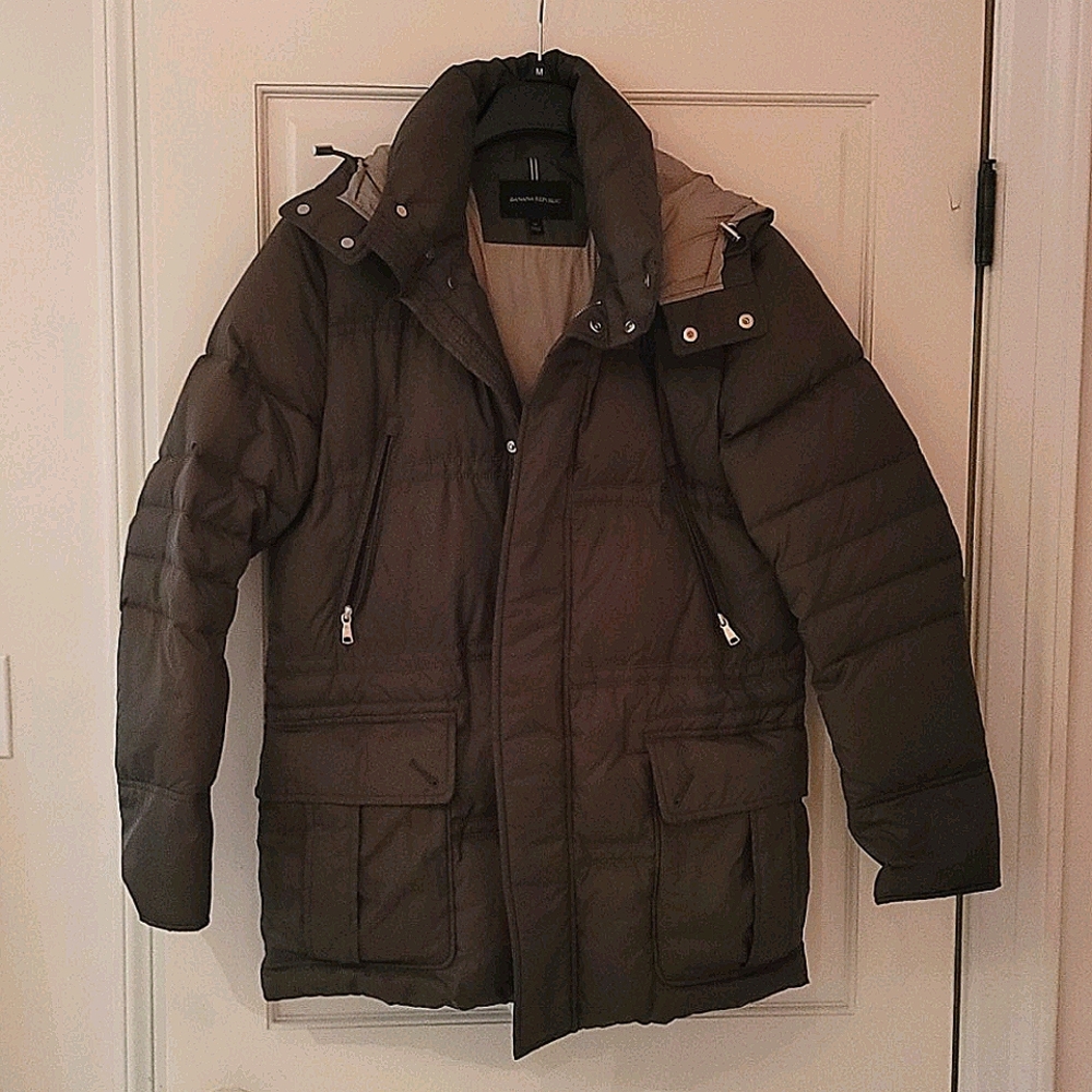 Banana Republic Mens Down Coat